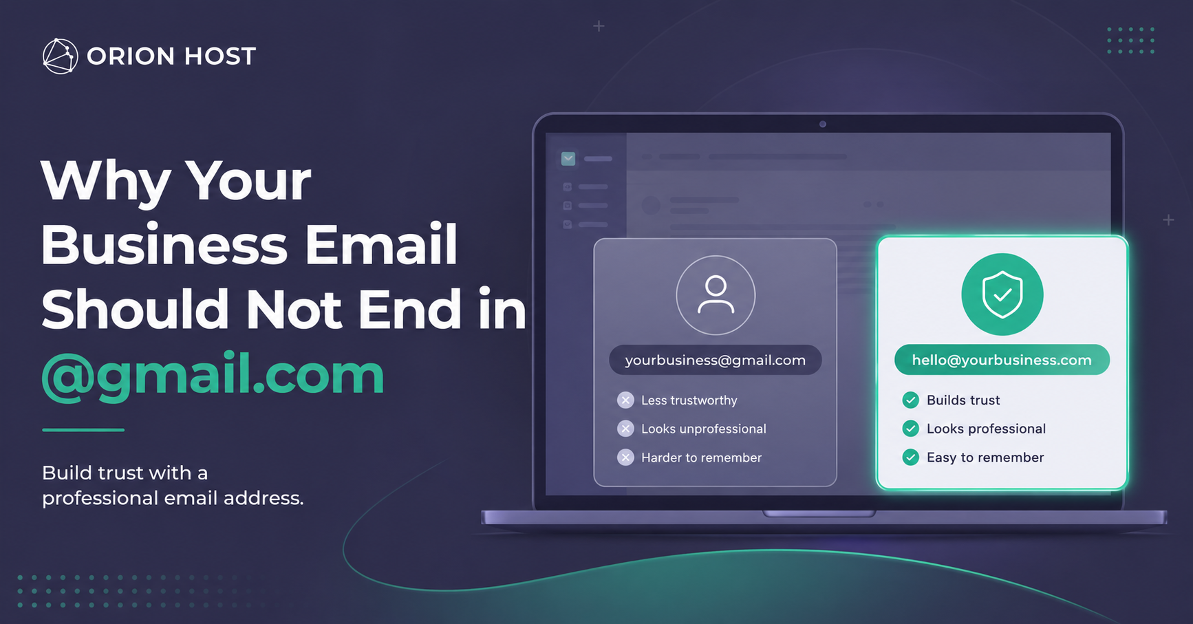Why Your Business Email Address Should Not End in @gmail.com